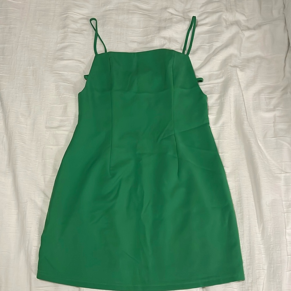 Green sun dress